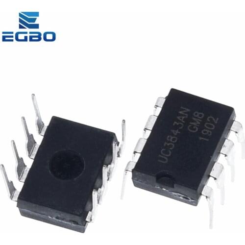 UC3843 DIP8 10pcs/lot UC3843B UC3843BN UC3843AN 3843 DIP8 PWM Switching Power Converter