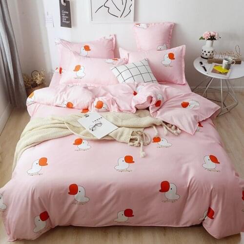 Ducks On The Skateboard Bedding Set Duvet Cover Set Pillowcase Home Textiles 2/3pcs Bed Linen King Queen Size Dropship
