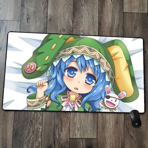 Anime Mouse Pad Dating Competition Table Mat Sexy Girls Large XXL Cute Gamer Accessories Fast Swipe Seam Edge GamingDesk Varmilo