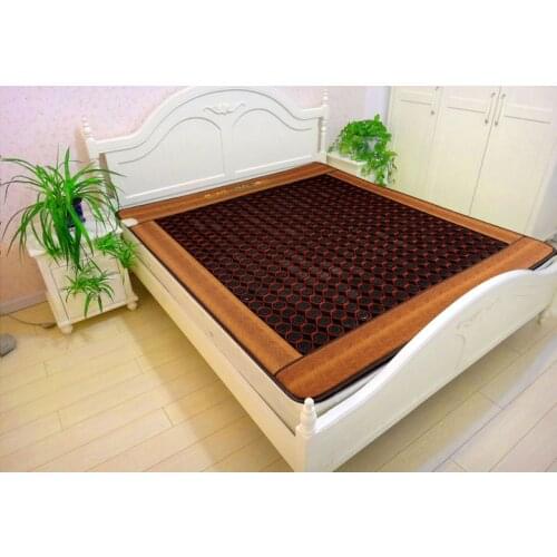 Best products Electric heating germanium stone massage mattress heat tourmaline cushion as seen on tv Free Gift eye cover