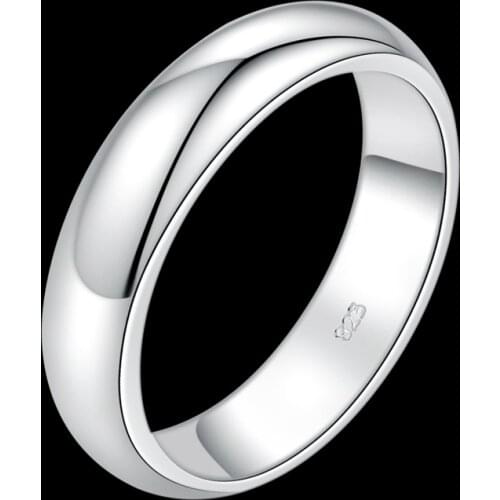 Mens Steel Ring Fashion Lover Glamour Jewelry Womens Ring Unisex 925 Sterling Silver Ladies Gentleman Wedding Band cer031