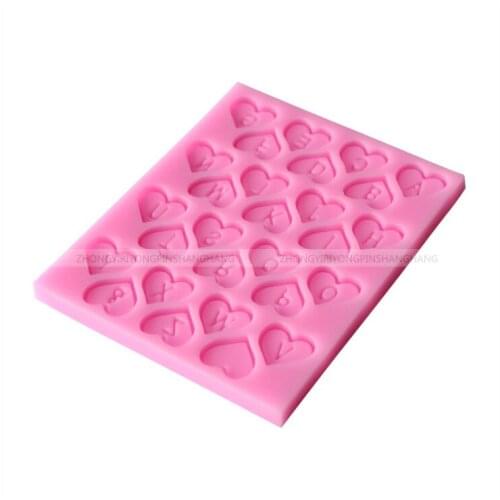 A New Love Letter Silicone Mold Sugar Molding Cake E081 Mold