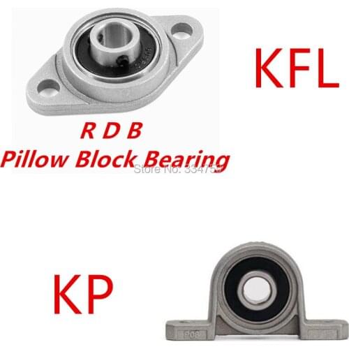 NEW KFL007 Zinc Alloy 35mm Pillow Block Bearing FL007 Flange Block Bearing