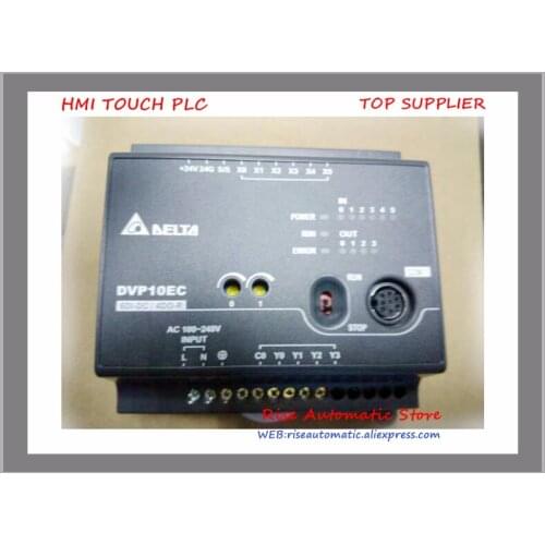 New Original Programmable Controller Module DVP10EC00R3 PLC 100-240VAC DI6 DO4 Relay Output
