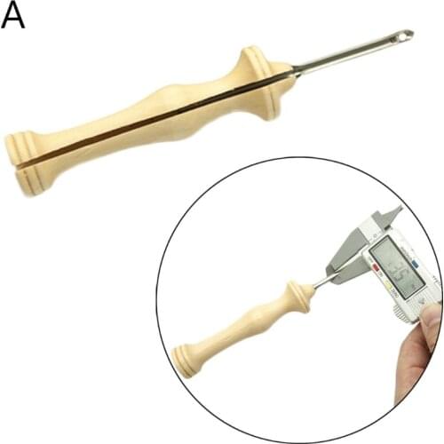 Knitting Embroidery Punch Threader Needle Pen Side Slit Sewing Accessories DIY