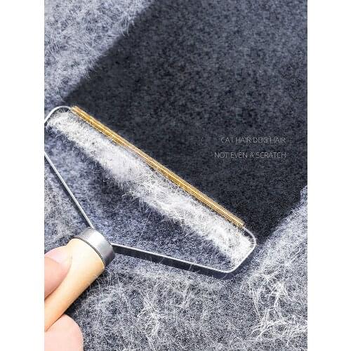 Portable Manual Clothes Pet Lint Remover Tool Coat Sided Pets Hair Removal Ball Woven Coats Shaver Fuzz Fabric Shaver Brush