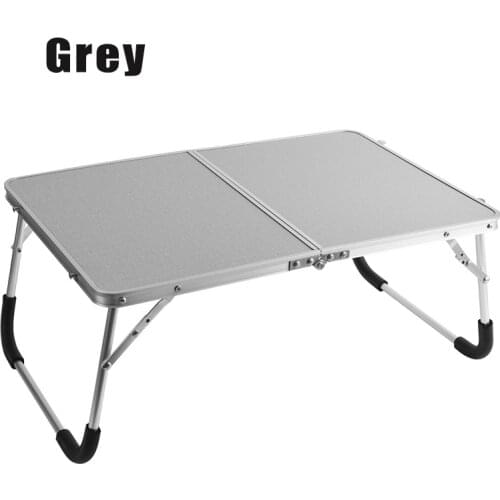 Portable Folding Table Aluminium Alloy Folding Laptop Desk for Bed Outdoor Picnic Camping Table Notebook Desk
