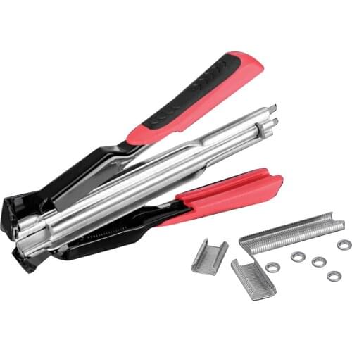 3 IN 1 Staple Gun for DIY Home Construction Wood Stapler Upholstery Fix Furniture Frame Nail Gun with 100 Staples Nailer