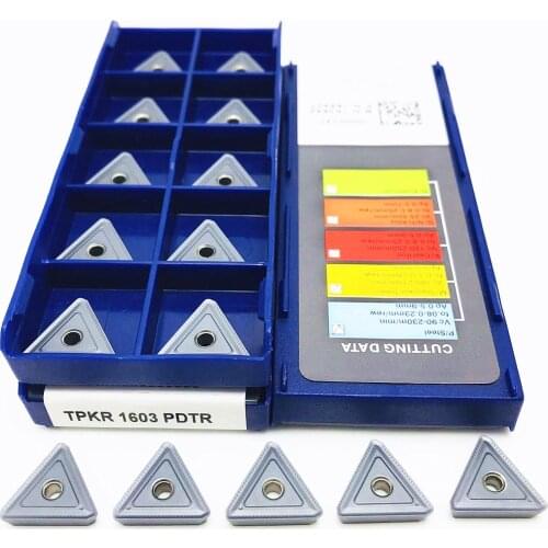 TPKR1603 PDTR LT30 TPKN1603 PDTR LT30 carbide inserts original CNC turning inserts TPKR lathe parts tools TPKN