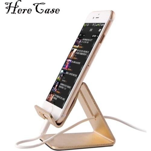 Universal Aluminum Metal Phone Stand Holder For iPhone X 6 6s 7 8 Tablet Desk Phone Holder Stands For iPad Smartphone Support