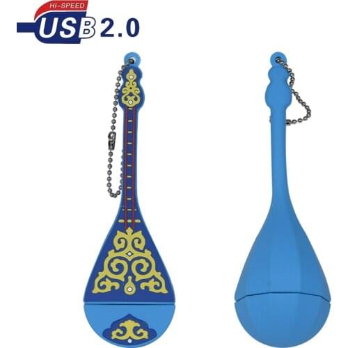 USB2.0 Pen drive Cartoon Musical instrument lute USB Flash Drive 4GB 8GB 16GB 32GB 64GB 128GB Pen Drive Memory USB Stick U Disk