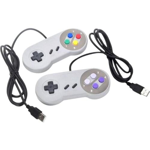 USB Controller Gaming Joystick Gamepad Controller for Nintendo SNES Game pad for Windows PC For MAC Computer Control Joystick