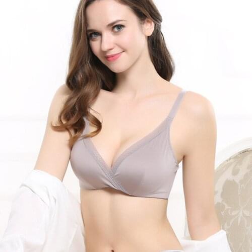 Womens 100% Real Silk Lining with satin fabric outside Everyday Comfortable Wireless Bra