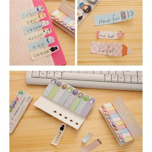 1pcs/lot Self-Adhesive N Times School Office Stationery Animal Platoon Cute And Kawaii DIY Note Pad