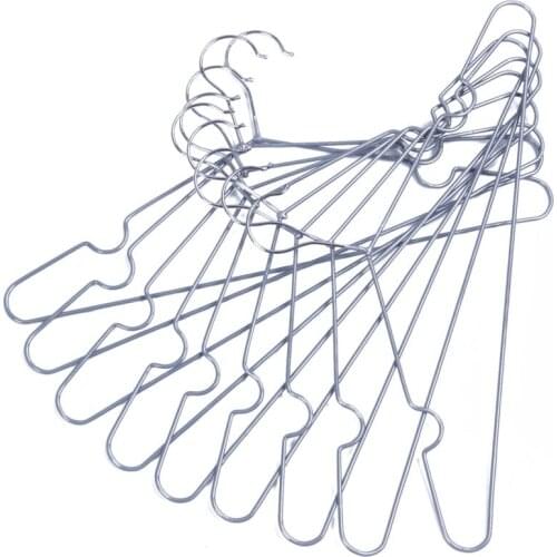 20pcs Heavy Duty Anti-Slip Notch Hangers - Gray