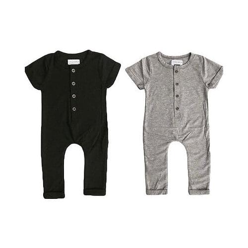 Cotton Baby clothing 2017 Infant Newborn Baby Boy Girl Romper Playsuit Clothes Outfits UK