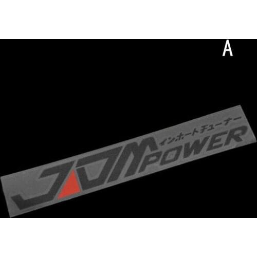 Car Sticker Reflective Waterproof Window Bumper Decal Vinyl For Suitable For All Cars Every Accessories Bumper