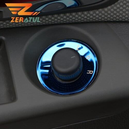 Car Rearview Mirror Adjust Knob Trim For Opel Astra J GTC OPC Insigni Karl Mokka Zafira Meriva Ring Decoration Cover Accessories