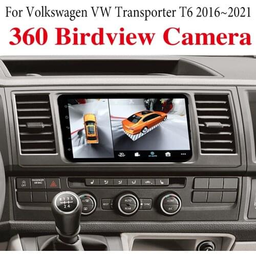 For Volkswagen VW Transporter T6 2016~2021 Car Multimedia GPS Audio Radio Navigation NAVI Player CarPlay 360 BirdView