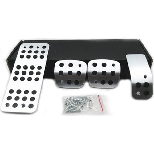 Car-Styling Car Stainless Steel Car Pedal Pads Cover for Peugeot 206 206CC MT Car Styling Auto Accessories