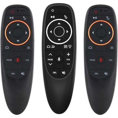 G10 Air Mouse Quick Response Fast Transmission Ergonomic 2.4GHz Wireless Infrared Gyro Smart Voice Controller for TV Box