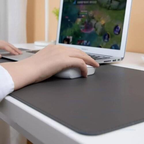 Xiaomi Xianger Natural Cork Leather Double Sided Mouse Pad Leather Cork Double-sided Use Two Colors Waterproof Gaming Mousepad