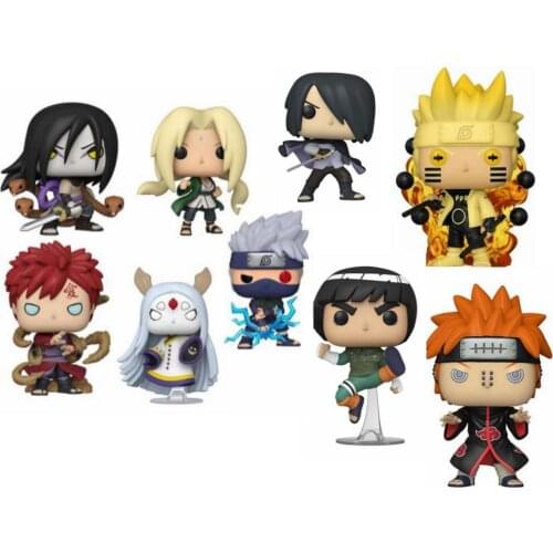 NARUTO KAGUYA 179# GAARA 728# OROCHI 729# TSUNADE 730# KAKASHI 822# PVC Action Figure Collectible Model toys