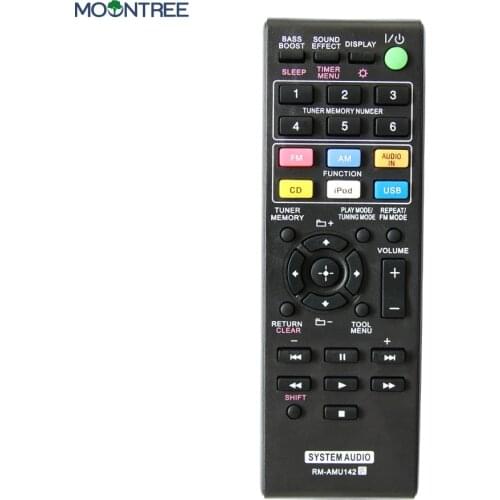 RM-AMU142 New Universal Replacement Remote Control For Sony CMT-V9 CMT-V10IP CMT-V10IPN CD Micro Hi-Fi CMT-50IP Audio System