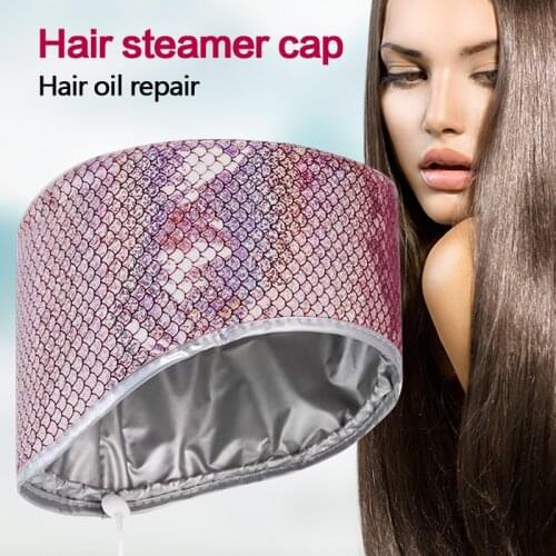 Steamer hair treatment thermal thermo-cap beauty and spa oil care cepillo secador fast heating bonnet chauffant soin capillaire