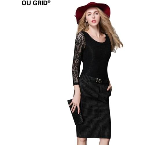 OU GRID Women's Dresses