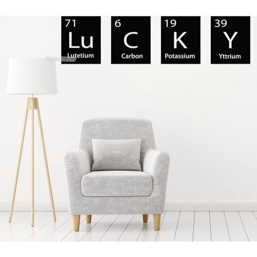 Periodic Table of Elements Removable Wall Decal Vinyl Sticker kitchen Livingroom Home Decor Modern Nursery Kids Room Mural LC432