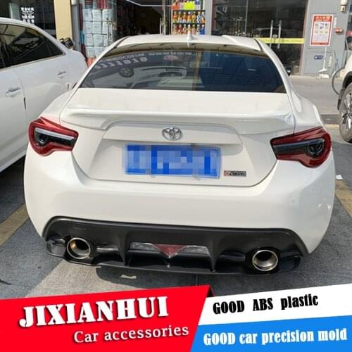 For Toyota GT 86 Spoiler 2013-2018 Toyota GT86 Spoiler Subaru BRZ lip Spoiler ABS plastic Car Rear Wing Color Rear Spoiler