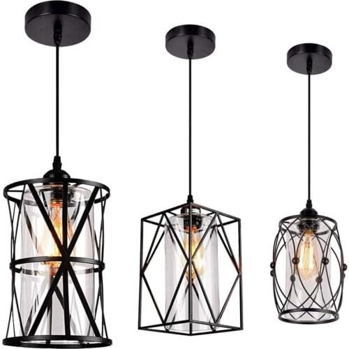 Fashion Glass Dining Room Pendent Light Modern Bar Cafe Pendant Lamps Study Room Pendant Lamp