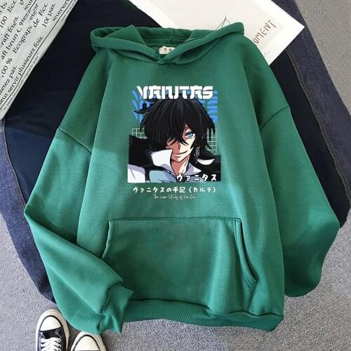 Sweat Women Hoodies Anime Vanitas do not carte Sweatshirts Oversized Streetwear Casual Pullover Goth Clothes Men Sudaderas Tops