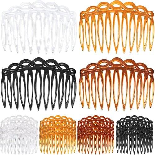 1 Pcs 7.5cm 4 Colors New Classic Retro Woven Hair Comb For Daily Hair Accessories Hair Styling Tools
