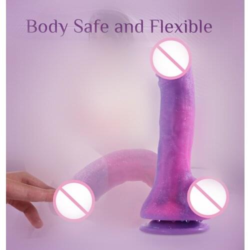 2021 Rose Red Realistic Penis Soft Sexy Huge Dildo Female Masturbator Liquid Silicone Dildos for Women