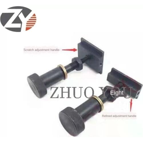 Automatic edge banding machine scraping adjustment handle