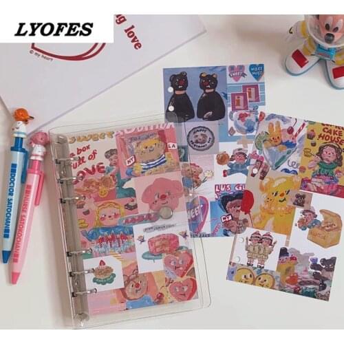 Cute Agenda Budget Binder Notebooks for Students Budget Book Journal Notebook Office Accessories Kawaii Notepads Stationery