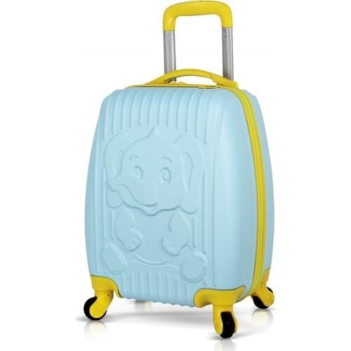 Kids Abs Child Briefcase Elephant Blue