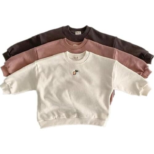 0-2 Years Baby Bodysuit for Girl Cute Lemon Embroidery Rompers Playsuits 2021 Autumn Winter New Long Sleeve Kids Boys Clothes