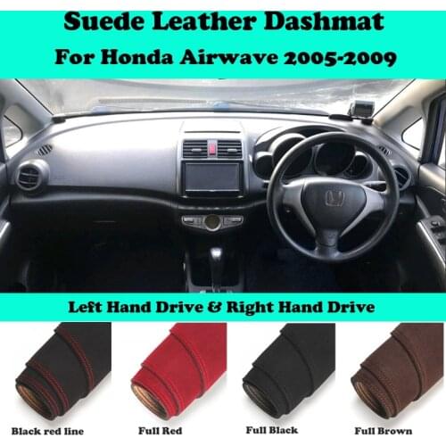 For Honda Airwave Partner GJ1 2005 2006-2009 Suede Leather Dashmat Dashboard Cover Pad Dash Mat Carpet Car-Styling Accessories