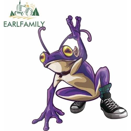 EARLFAMILY 13cm x 11cm for Frog Star Trek Motorcycle Car Bumper Window Stickers DIY Occlusion Scratch JDM Accessories Decal