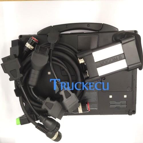 For volvo Vocom II 88894000 V2.7.9 Premium Tech Tool forvolvo vocom Interface 88890300 For VOVLO Truck excavotor diagnostic tool