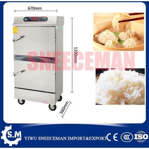 Commercial Automatic Electric Steaming box 6layer steam cooking cabinet machine