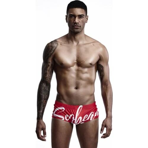 New Mens Swimwear Maillot De Bain Mens Swim Suits Boxer Shorts Sexy Swim Trunks Men Swimsuit Beach Surf Sunga