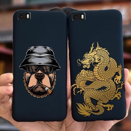 Cute Stylish Painted Cover For Huawei P8 Lite Case ALE-L21 Soft Silicone Phone Cases For Huawei P8Lite P8 Lite Back Cover Bumper