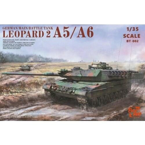 Border BT002 1/35 Scale German Main Battle Tank Leopard 2A5/A6 - Model Kit