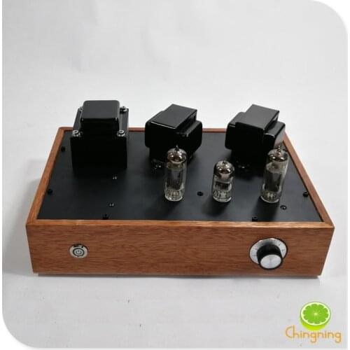 Latest upgrade 6N2 push 6P14 / EL84 tube power amplifier, 3.5W * 2 low power amplifier, sweet voice 20-30KHz ±2db