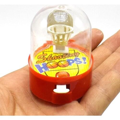 Wholesale Mini Basketball Shooting Game Finger Sports Table Play Kids Children Funny Plastic Toys Birthday Gift Random Color