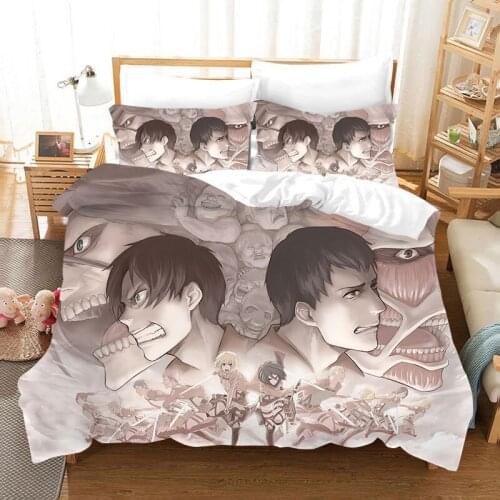Autumn And Winter Cartoon Giant Pattern Digital Printing Duvet Cover Single Bed Two-piece Three-piece Double Bed Bedding